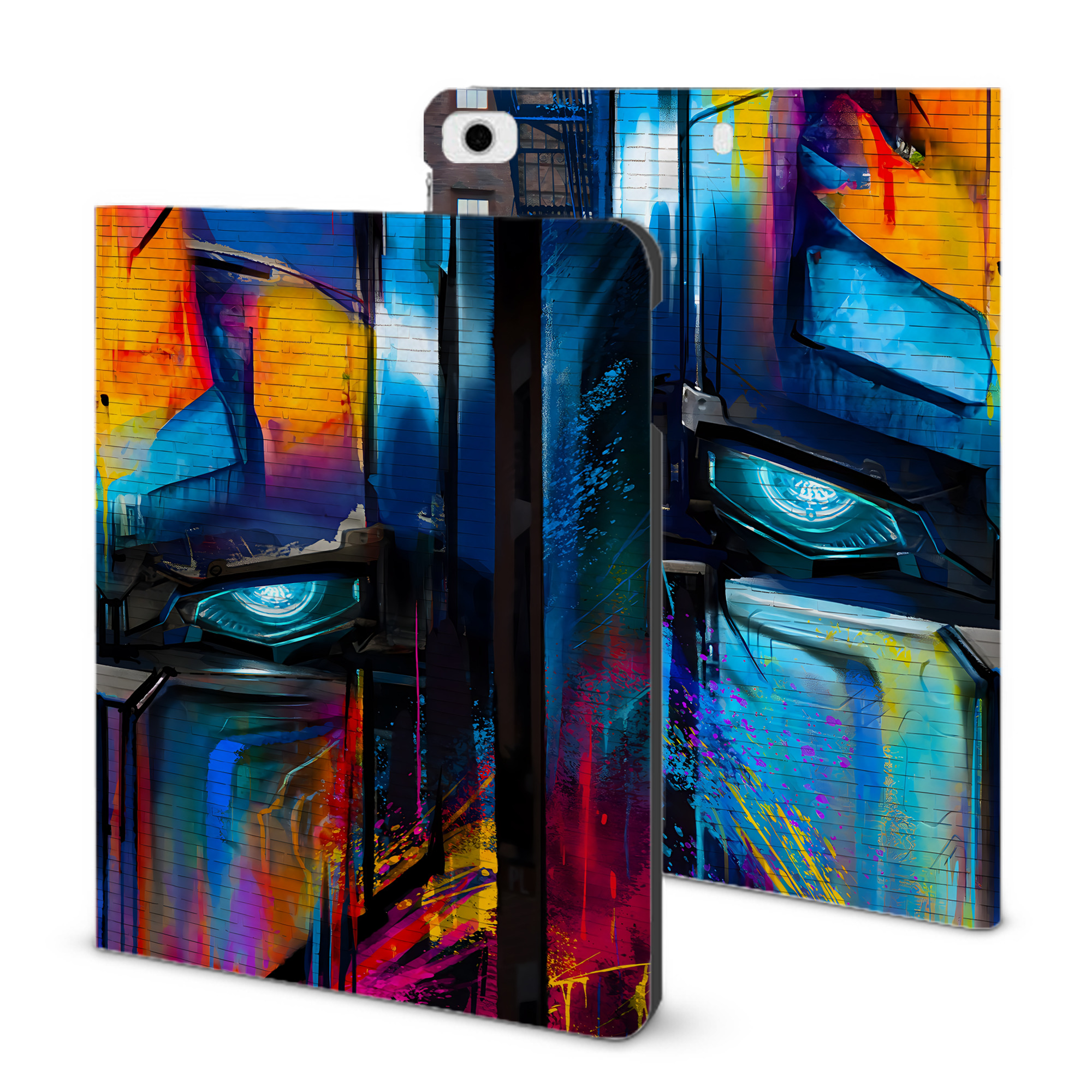 （画像用） Transformers トランスフォーマー IPad ケース ブック型 PUレザー TPU 耐衝撃 軽量 薄型 ペン収納なし 全面保護 IPad 各モデル対応